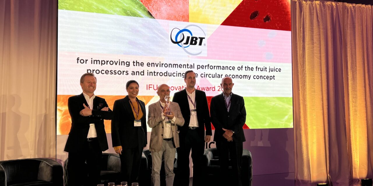 JBT Corporation riceve il premio IFU per l'innovazione